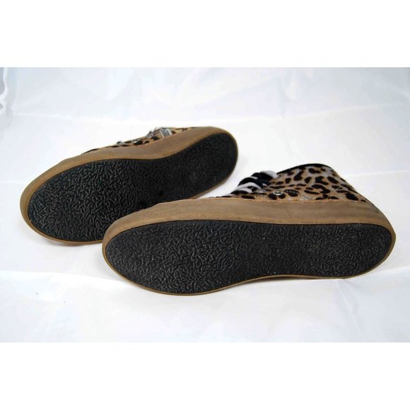 Ash pony hair High Top Sneakers in leopard print - Picture 4 of 7